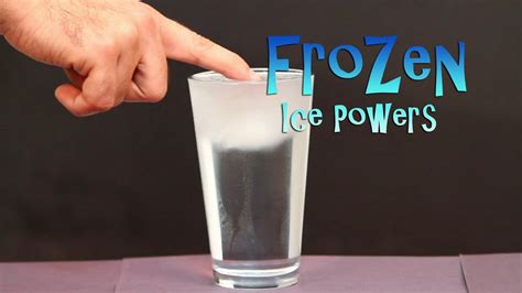 Frozen spell bound glass